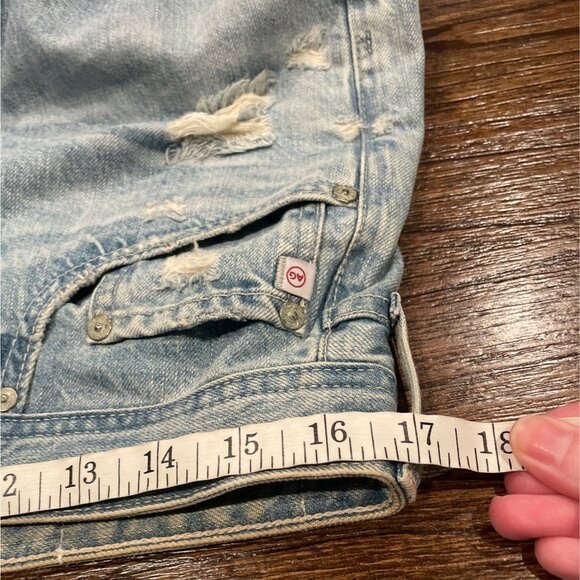 NWOT AG-ED Denim Men's 32x34 The Tellis Modern Slim Jean Distressed Ripped - Picture 9 of 11